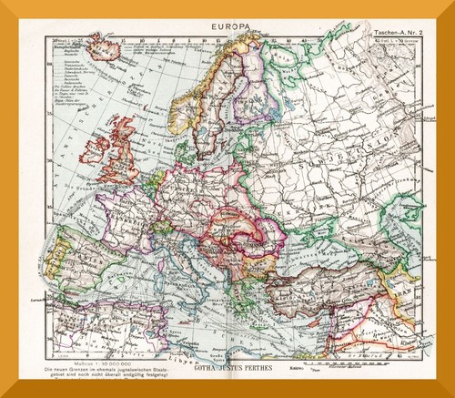 Europa landkarte von - von, 1942+