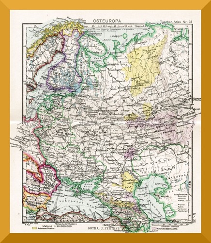 Osteuropa landkarte von 1943 - +landkarte, 1943+