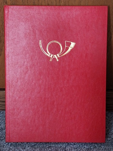 Rotes einsteckalbum mit - rotes, 32
