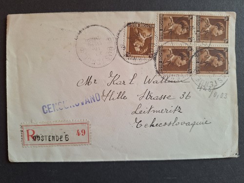 Belgien brief ostende - ostende, nach