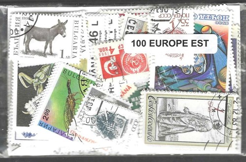 Europa ost 100 briefmarken - europa,