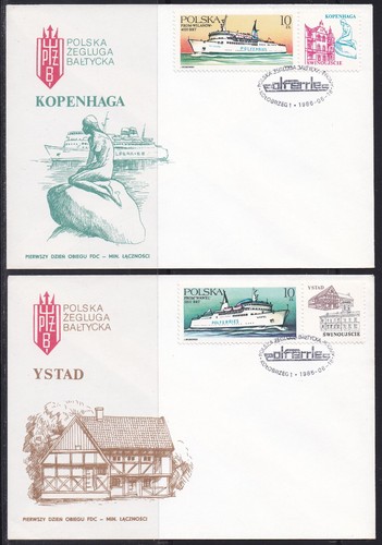 Polen 1986 ostsee - 1986,, ostsee-fähren